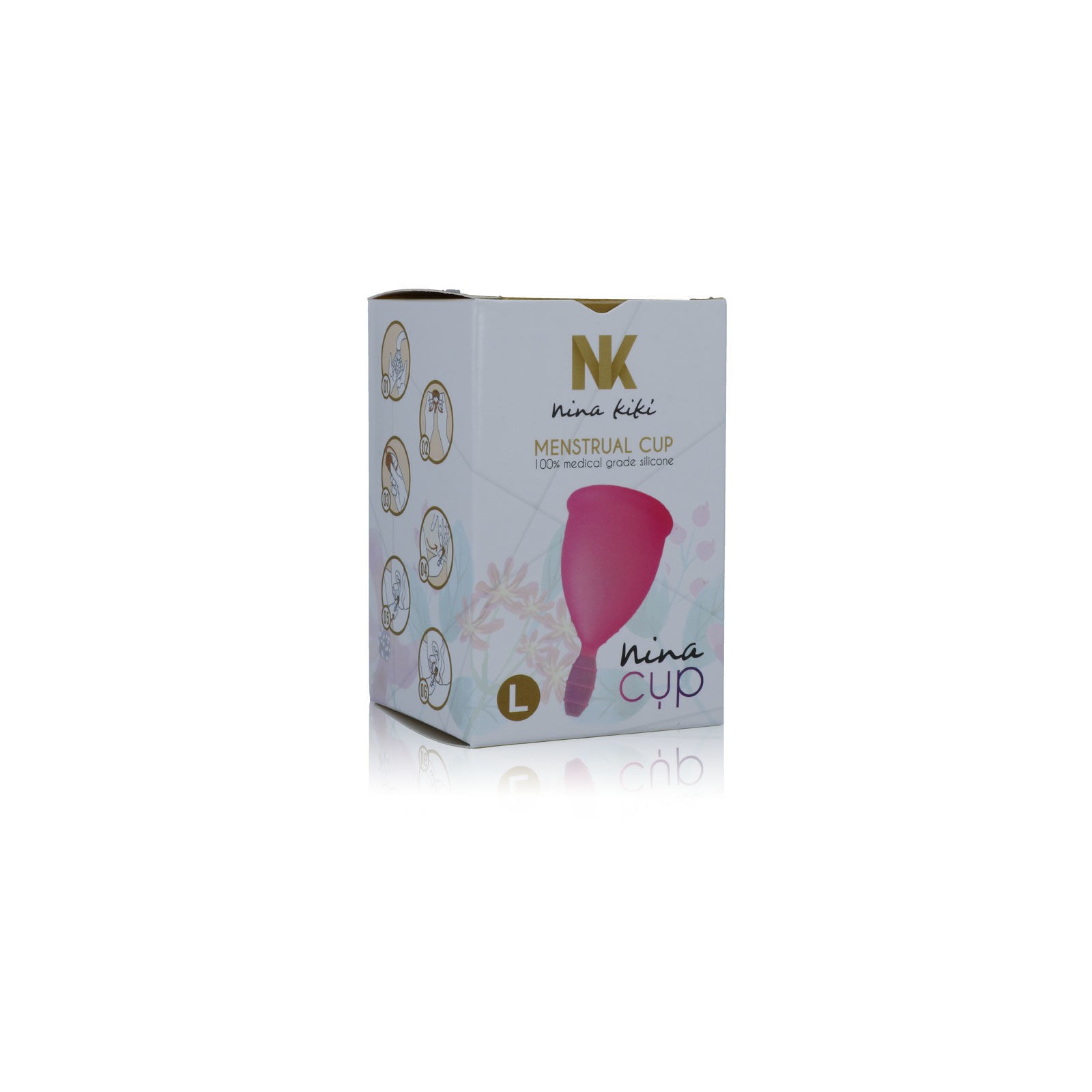 Copa Menstrual Rosa NinaCup para Higiene Ecológica