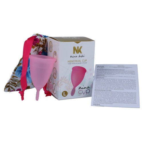 NinaCup Pink Menstrual Cup for Eco-Friendly Hygiene