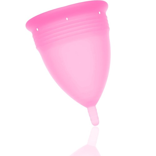 Copa Menstrual FDA Silicona Rosa Talla L