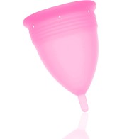 FDA Silicone Menstrual Cup Pink Size L