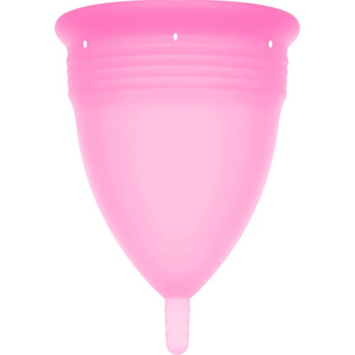 Copa Menstrual FDA Silicona Rosa Talla L