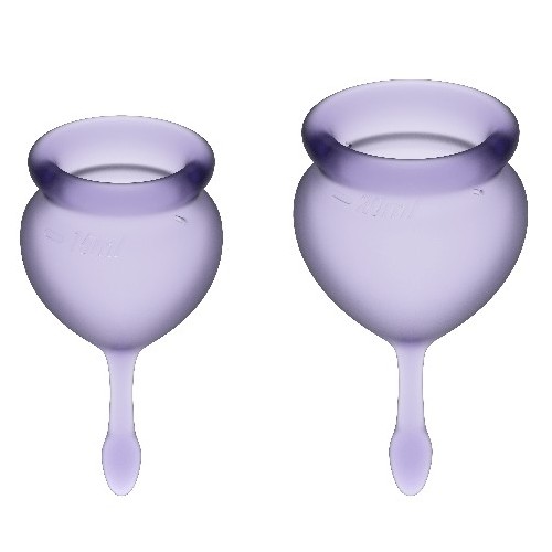 Satisfyer Feel Good Menstrual Cup Kit Purple