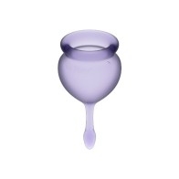 Satisfyer Feel Good Menstrual Cup Kit Purple