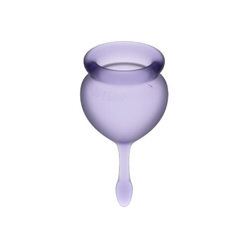 Satisfyer Feel Good Menstrual Cup Kit Purple