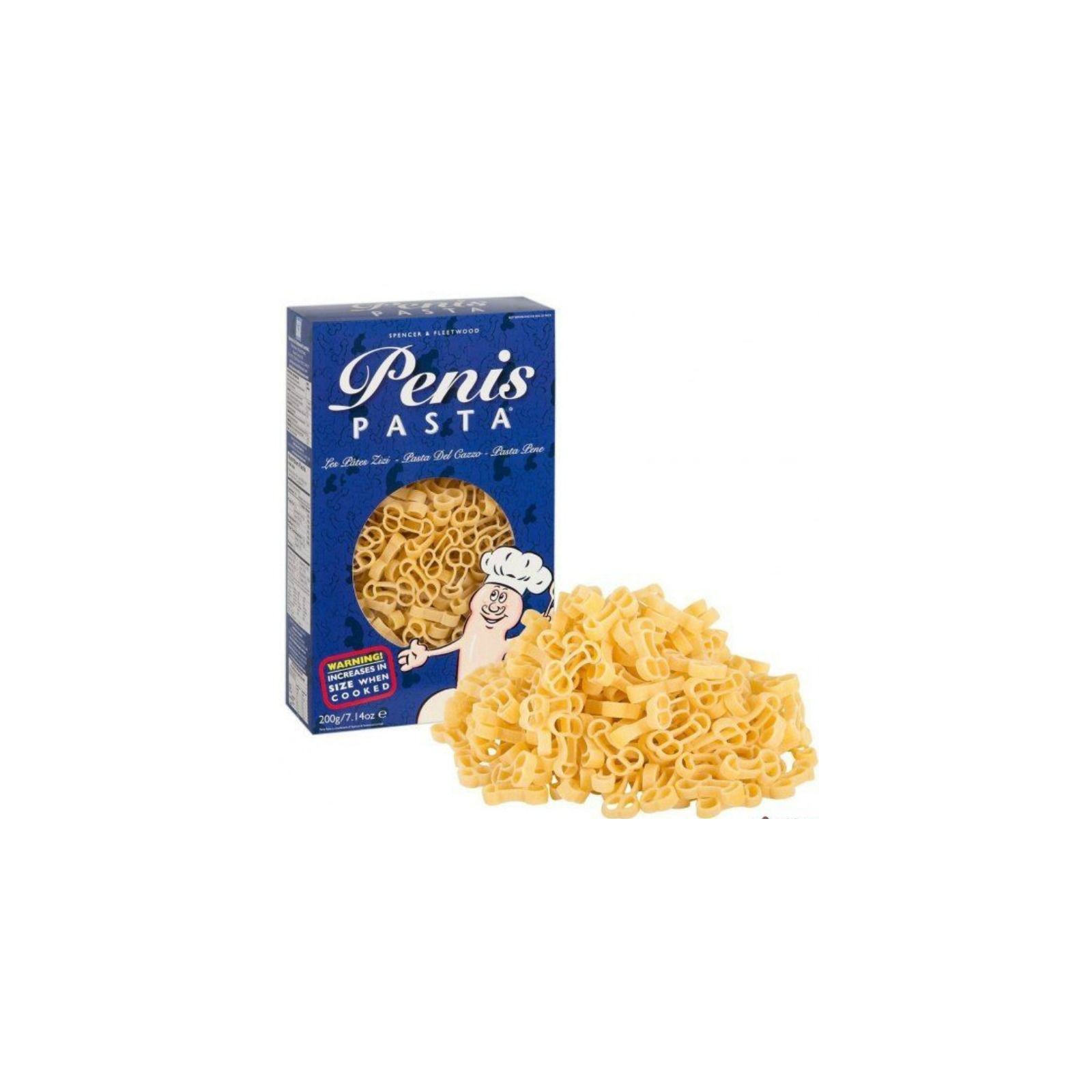 Pasta En Forma de Pene Spencer & Fleetwood 200g - Idea Divertida para Cenas