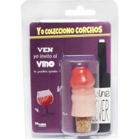 Tapon Corcho Divertido Para Botellas De Vino