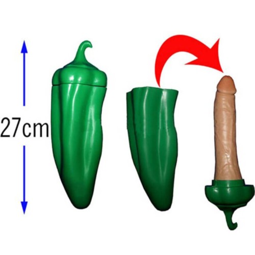 Pimiento Verde con Sorpresa de Pene Diversión Fiesta