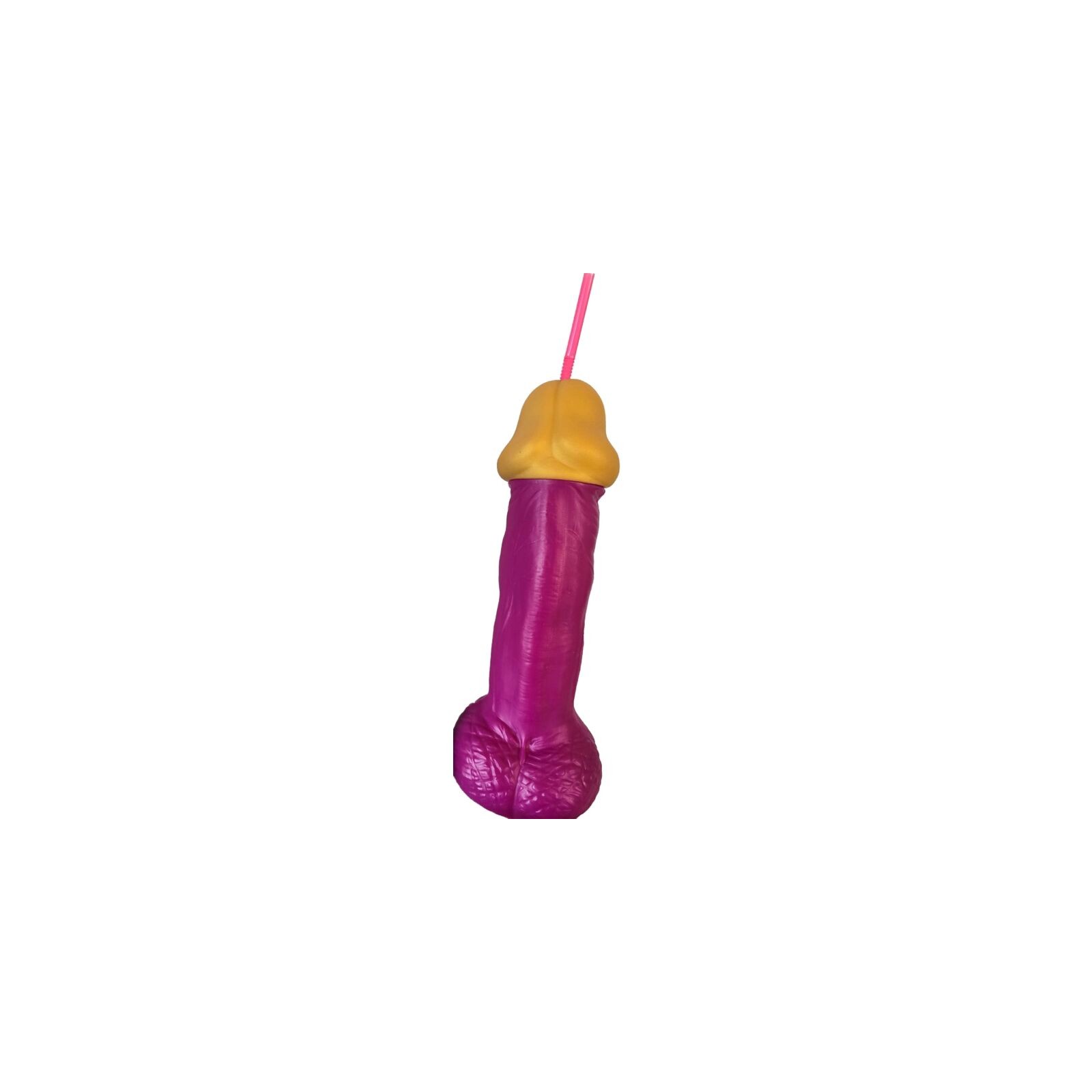 Fuchsia Penis Shaped Plastic Cup for Parties