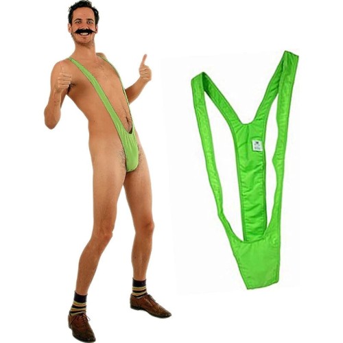 Green Men's Trikini for Fun Celebrations