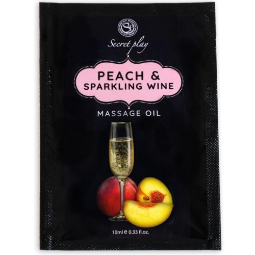 Secretplay - Peach and Cava Massage Oil 10ml