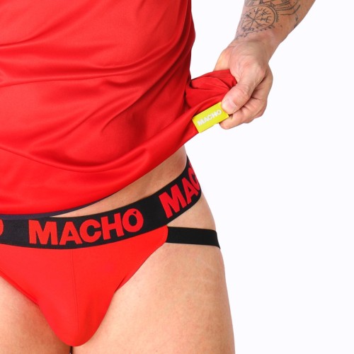 Macho Red Sporty T-shirt S/M