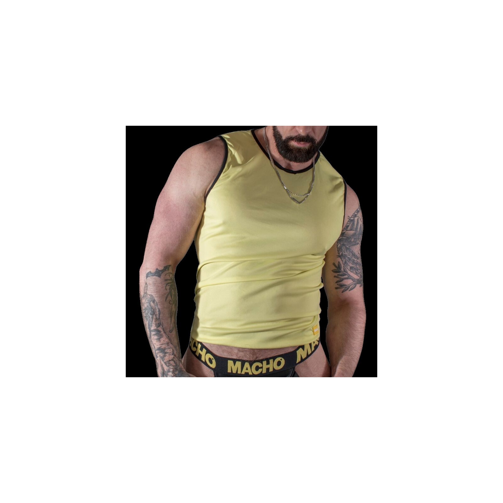 Macho - Camiseta Amarilla L/XL - Comodidad y Estilo