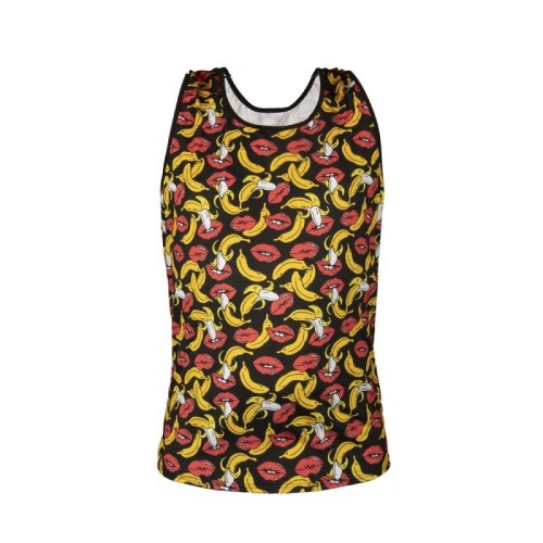 Anais Men Banana Print Tank Top