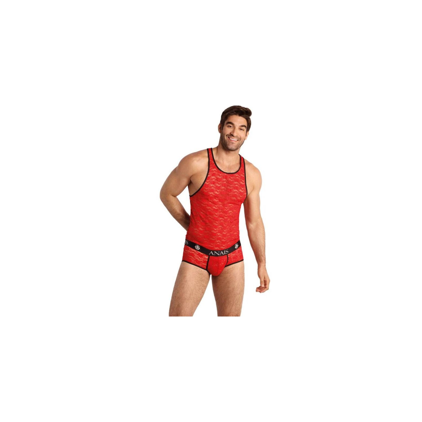 Anais Men Top Rojo Brave - Lencería Sexy