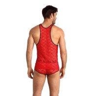 Anais Men Top Rojo Brave - Lencería Sexy