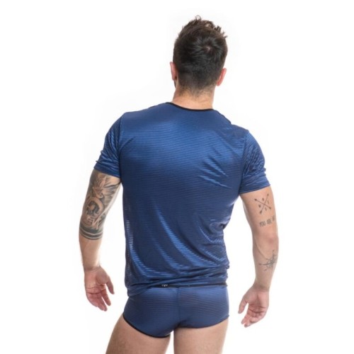 Anais Men - Naval Camiseta M para Estilo Clásico