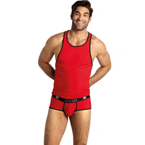 Anais Men Soul Top S Red Microfiber