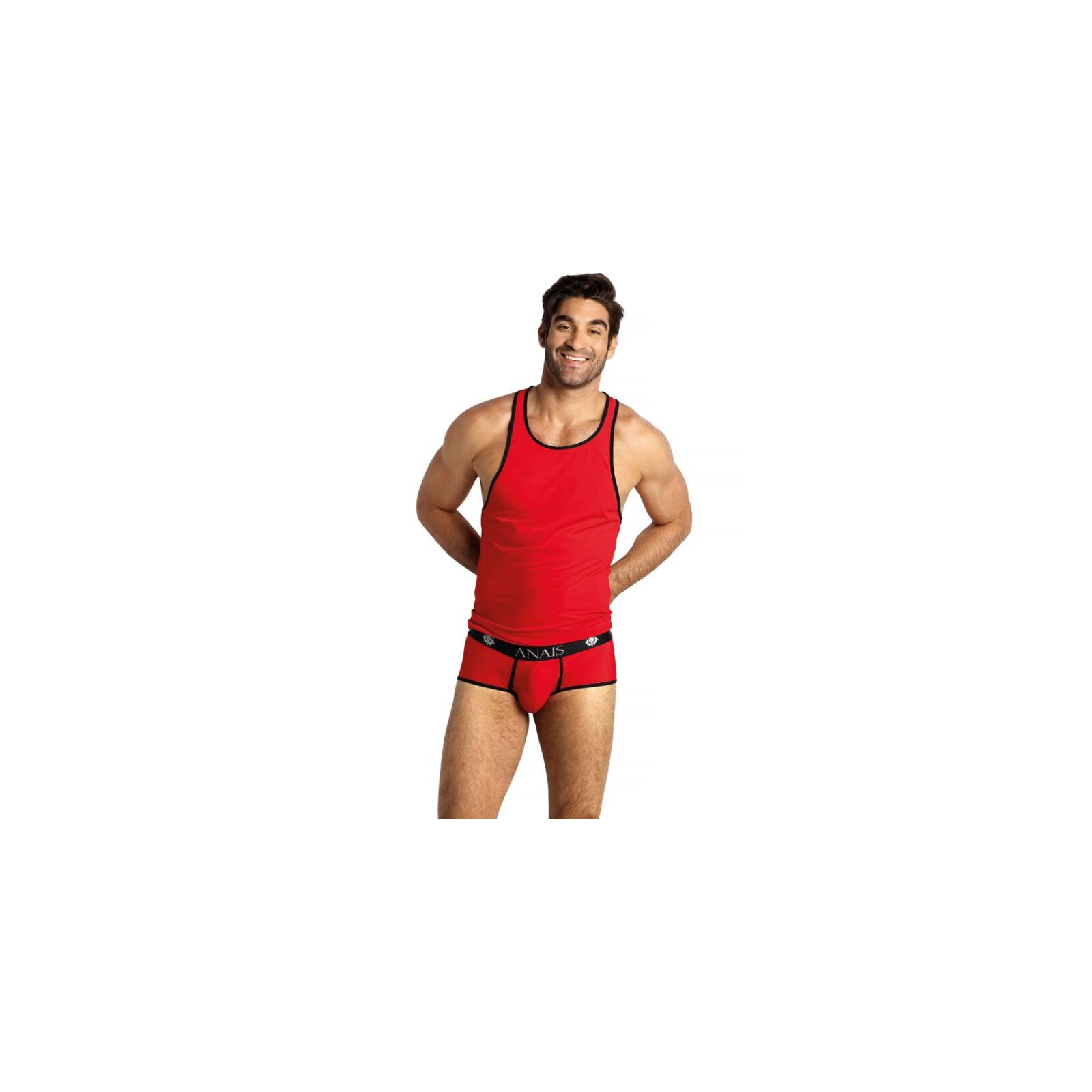 Anais Men Soul Top S Red Microfiber