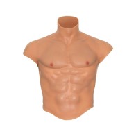 Alter Ego Camiseta Silicona Torso Masculino para Cross-Dressing