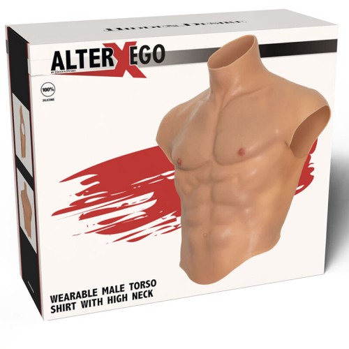 Alter Ego Silicone Male Torso Shirt for Cross-Dressing