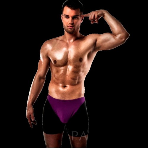 Passion Boxer 009 Lilac/Black - S/M