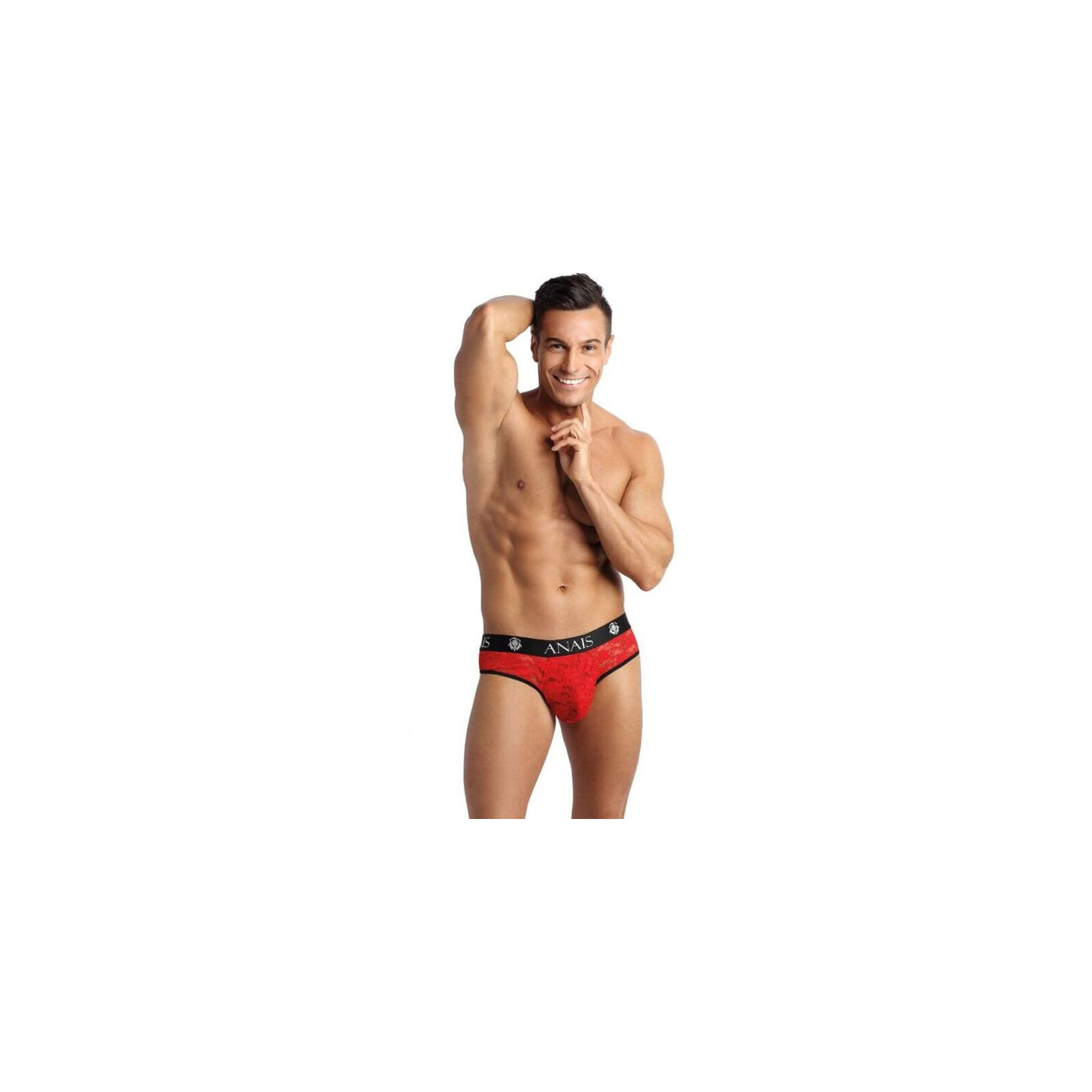 Anais Men Brave Red Lace Thong for Men