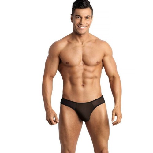 Eros Black Thong for Ultimate Comfort