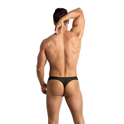 Eros Black Thong for Ultimate Comfort