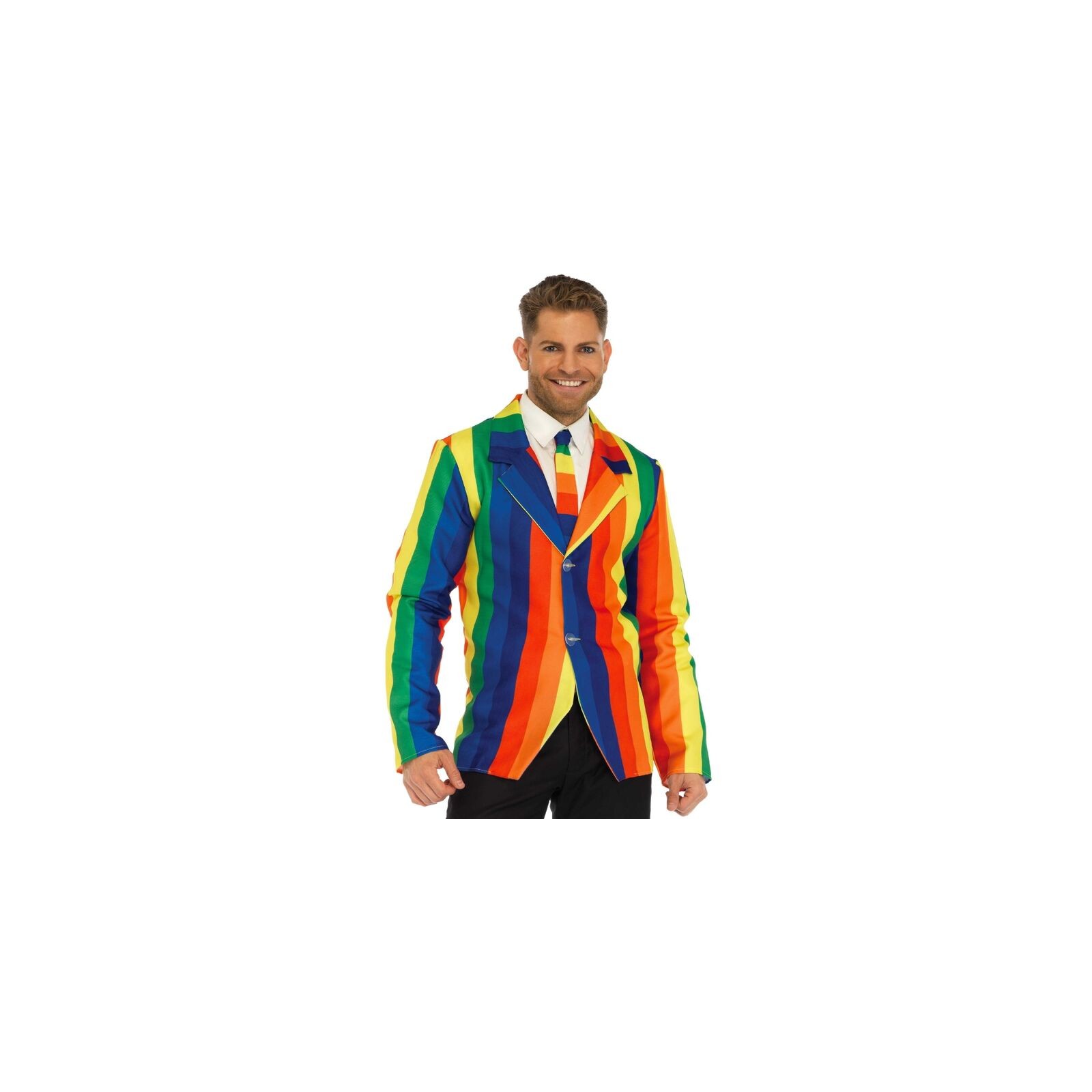 Leg Avenue Rainbow Blazer & Tie Set for Parties