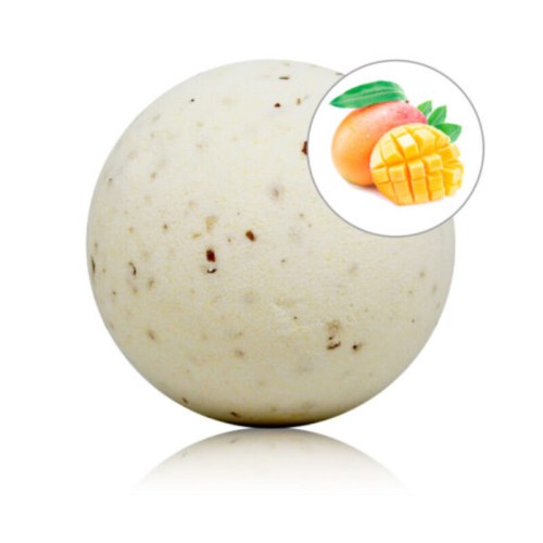 Bath Bomb with Mango and Rose Petals - Pamper Yourself!