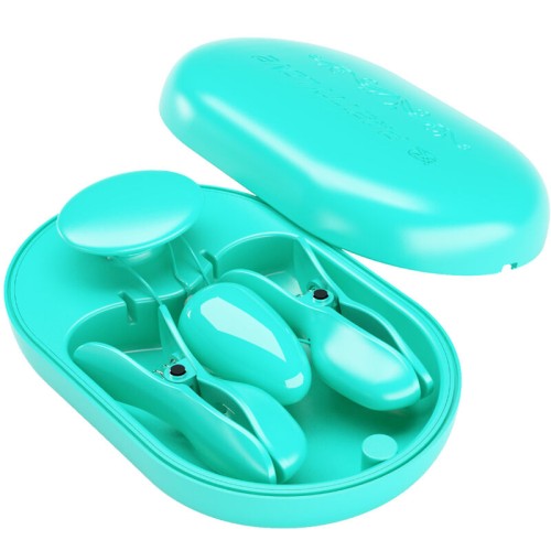 Pretty Love - Surprise Box Nipple Clamps Electro Stimulator Blue