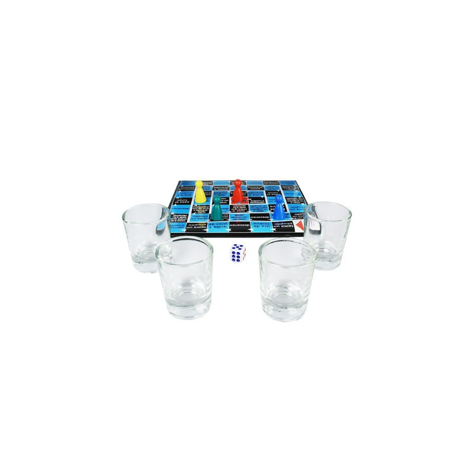 Crazy Dice Shot Glass Game for Parties