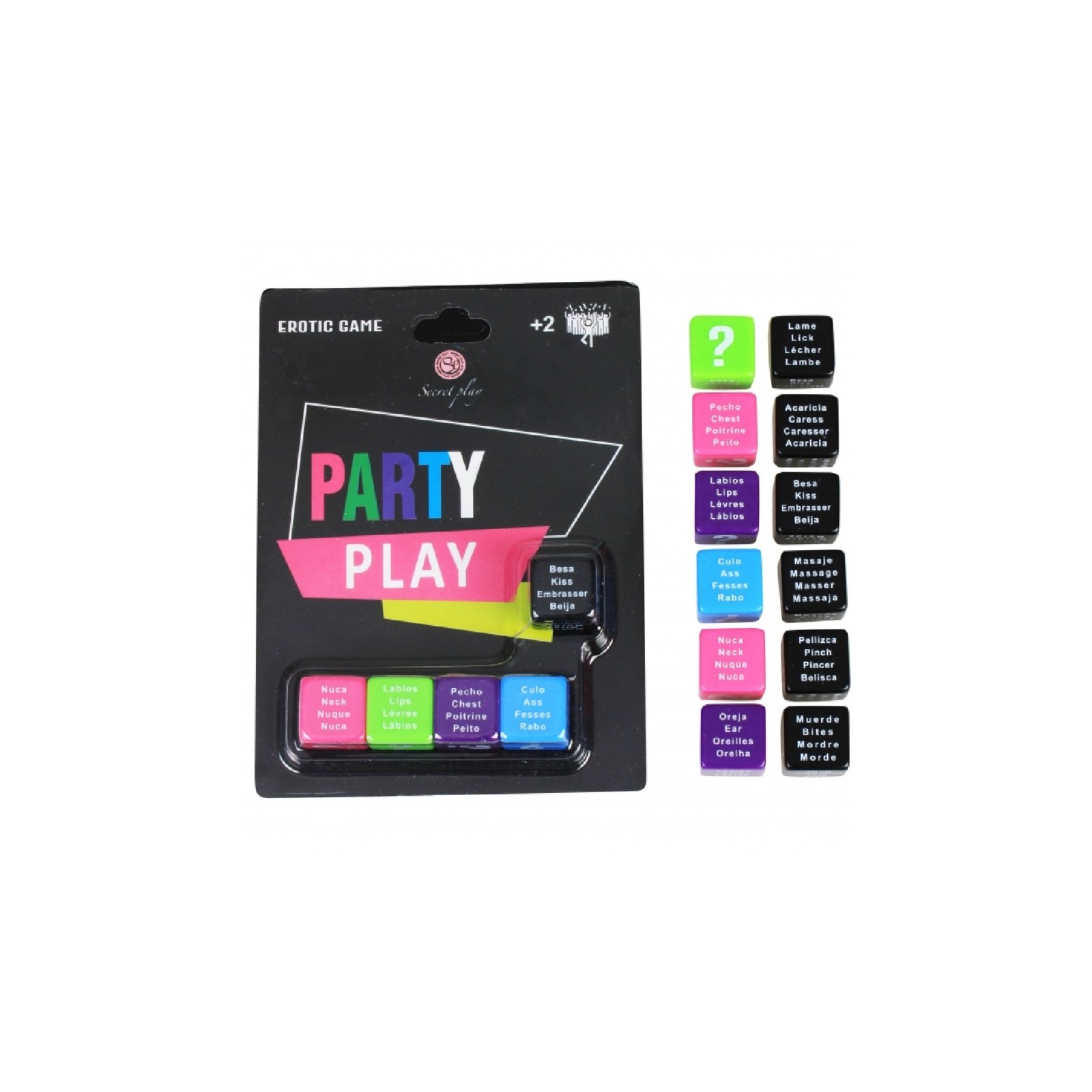 Secretplay - Juego Party Play 5 Dados (es/pt/en/fr)