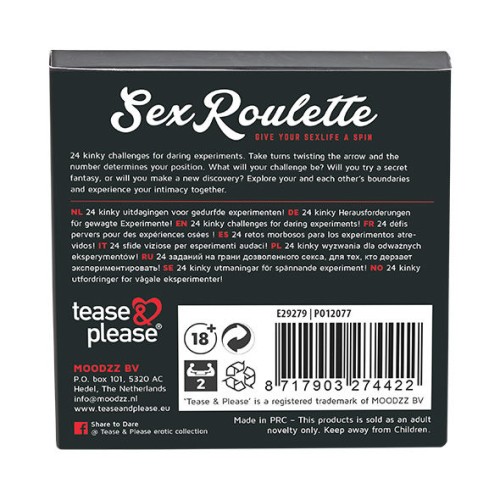 Tease & Please Kinky Sex Roulette - Exciting Erotic Game