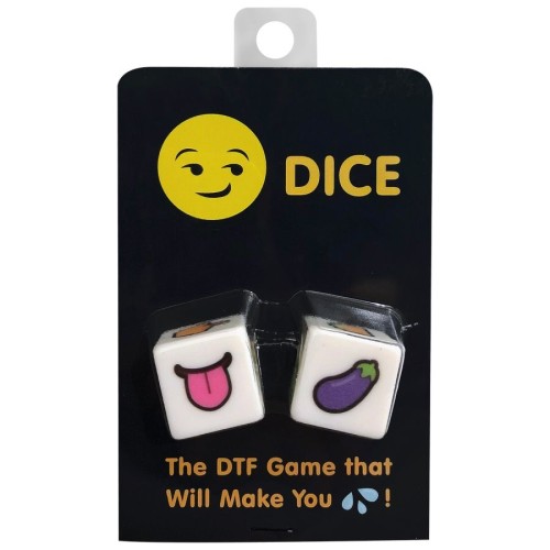 Dados Emojis Dtf - Divertido Juego de Pareja para Adultos