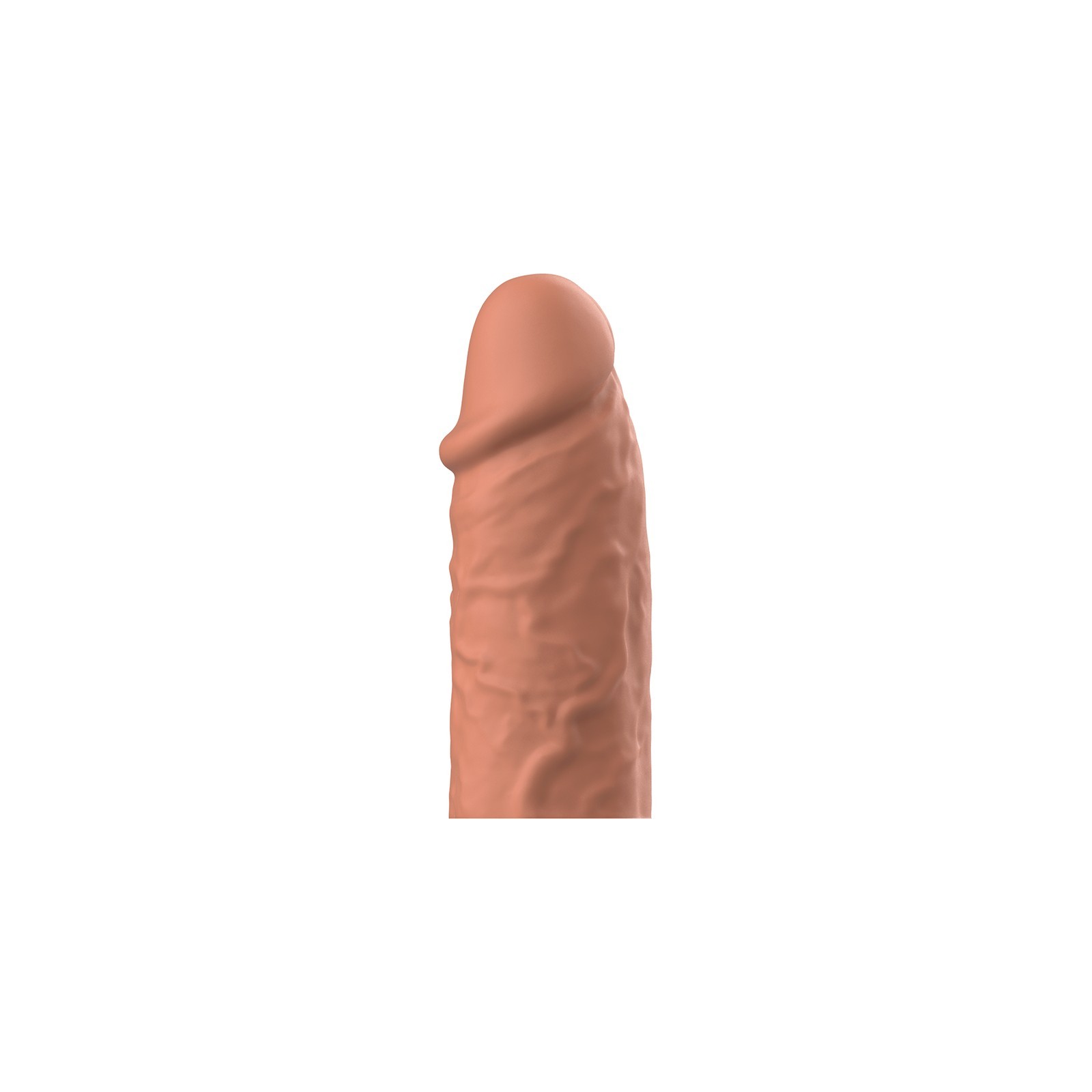 Liquid Silicone V3 Penis Extension Brown