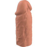 Liquid Silicone V3 Penis Extension Brown