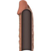 Liquid Silicone Penis Extension V5 Brown