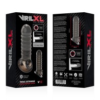 Extension Y Funda De Pene V15 Negro Para Placer Aumentado