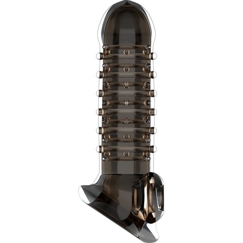 Extension Y Funda De Pene V15 Negro Para Placer Aumentado