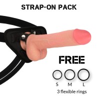 Rockarmy Harness with Liquid Silicone Dildo Kingcobra 24cm