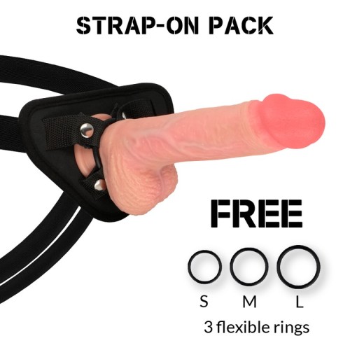 Rockarmy Adjustable Harness + Liquid Silicone Dildo Spitfire 21 cm