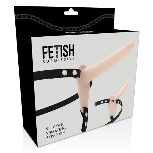 Flesh Silicone Vibrator 15 cm