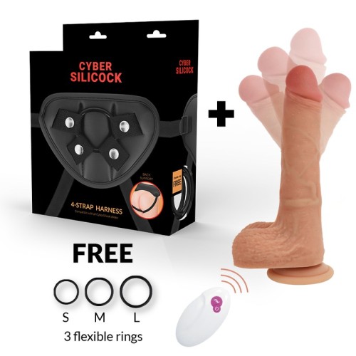 Mr Rick Remote Control Silicone Harness - Pleasure Enhancer