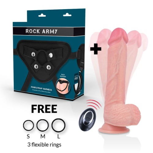 Rockarmy Liquid Silicone Vibrator - Intense Realistic Feel