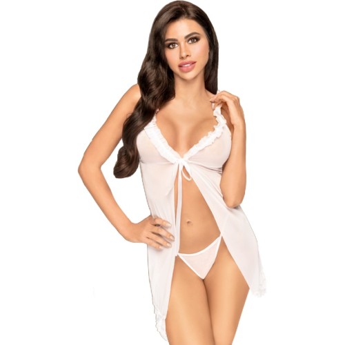 Penthouse Babydoll After Sunset White L/XL