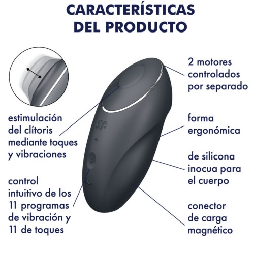 Satisfyer - Tap & Climax 1 Para Una Experiencia De Placer Única