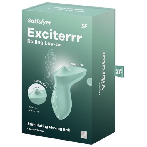 Exciterrr Vibrador Lay-on Clítoris Menta de Satisfyer para Placer Supremo