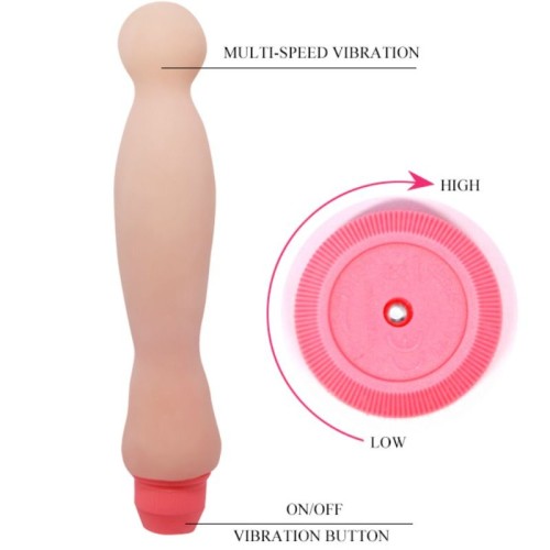 Vibrador Flexible Espina Baile de 22 cm para Sensaciones Inigualables