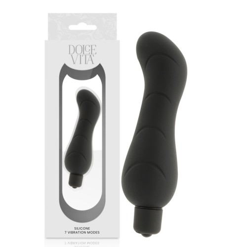 G-spot Vibrador Silicona Negro - Potencia y Placer